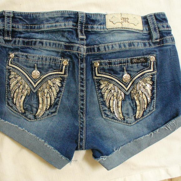 Short Boyfriend Délavé Miss Me - Taille 24 En Jean - Neuf Avec étiquettes